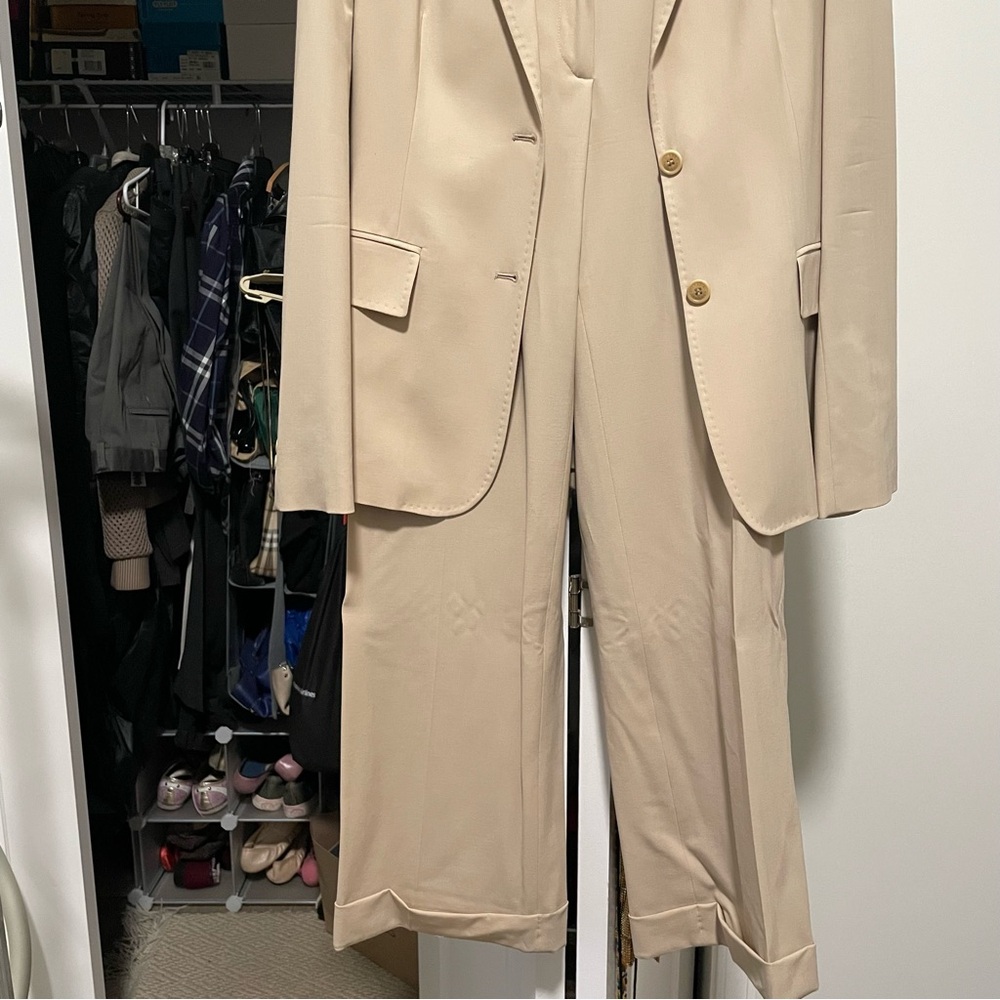 Stylish Tan Suit Set
